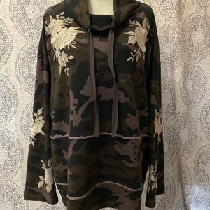 Johnny Was Santal Turtleneck Sweatshirt L XL